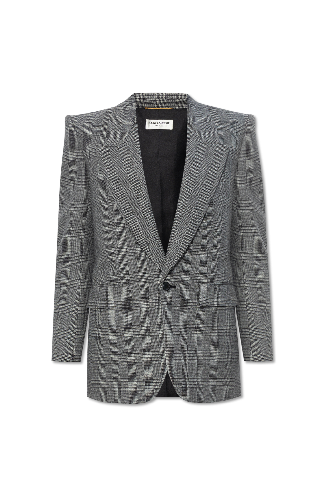 【関税＆送料込み】Checked Blazer Saint Laurent Saint Laurent | Checked Wool Blazer – Kirna Zabête